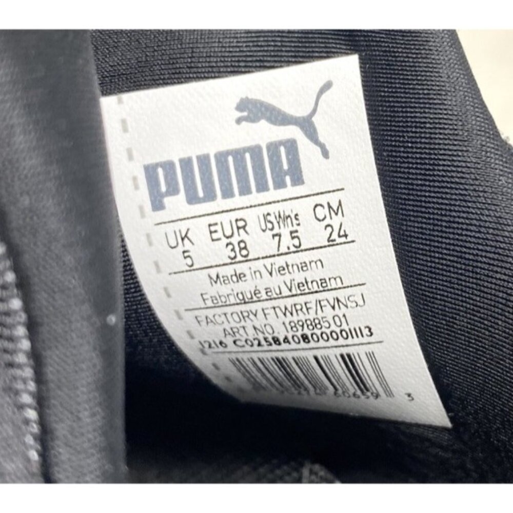 Lot of 2 Puma Fierce KRM & Swan Womens‎ Slip On Sneakers Size 7.5 Purple Black - Picture 11 of 12